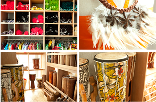 写真:2F 楽器、アトリエ